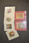 Mixed Lot: Antique children's and nursery prints