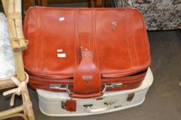 Two retro suitcases