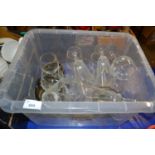 One box of mixed drinking glasses