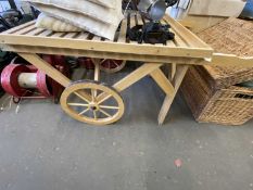 Wooden hand cart