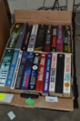 One box of paperback books