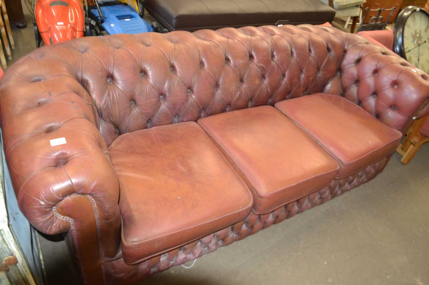 Three seater Chesterfield sofa