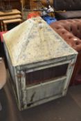 Cream painted portable vintage larder cupboard