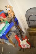 Hohner Rockwood electric guitar with stand
