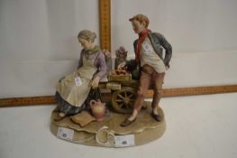 Italian porcelain figure group