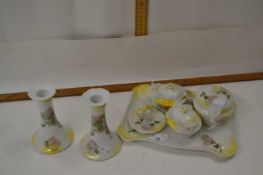 Bavarian porcelain dressing table set