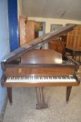 Steinmetz mahogany cased baby grand piano, 135cm side