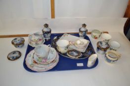 Mixed Lot: Various ceramics to include Spode tea wares, various dressing table items etc