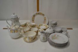 Quantity of Colclough tea wares and others