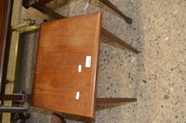 A small teak veneered occasional table