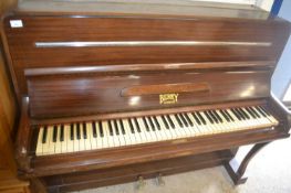 Berry of London, mahogany cased upright piano