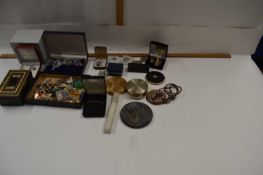 Large box of assorted costume jewellery