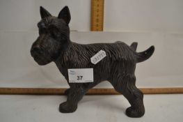 Cast iron model of a Terrier