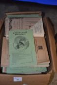 Box of Journal of the Royal Horticultural Society Avicultural Magazine and others