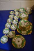 Quantity of Minton gilt decorated tea wares