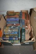 Box of assorted vintage books