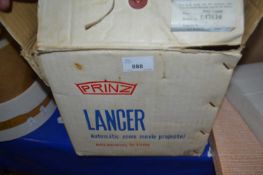 A Prinz Lancer automatic zoom movie projector, boxed