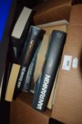 Box of assorted novels to include paperbacks and hardbacks, Ian Rankin, John Grisham, Ben Elton