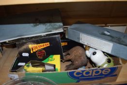 Mixed Lot: Thunderbirds money boxes, various Snoopy models and other assorted items