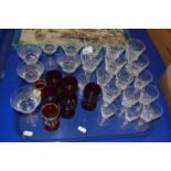 Quantity of assorted spirit and liqueur glasses