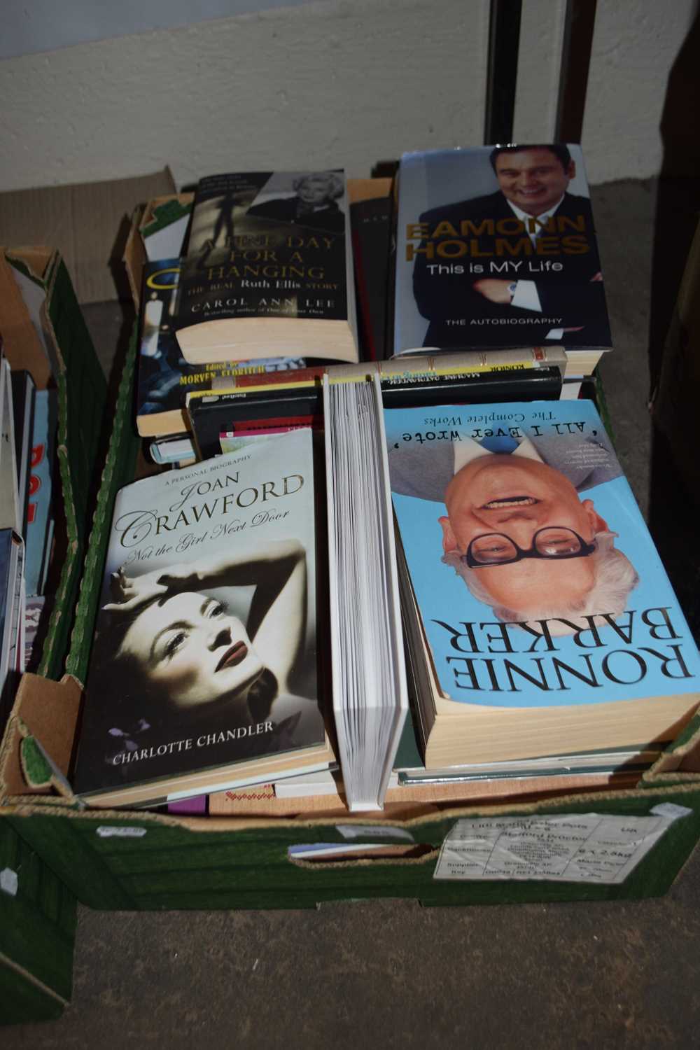 Quantity of assorted books to include biographies and others