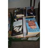 Quantity of assorted books to include biographies and others