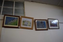 Photograph of Felbrigg in the Autumn, November 2012, framed and glazed together with two