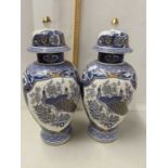 Pair of modern Oriental vases