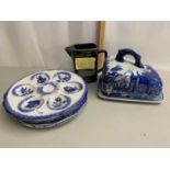 Tray of mixed ceramics to include a Martel Grand National jug, 1995 together with a reproduction