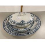 Quantity of Regal pattern meat plates and dinner wares