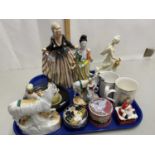 Mixed Lot: Various assorted ceramics to include Royal Doulton figurine Enchantment, various other