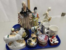 Mixed Lot: Various assorted ceramics to include Royal Doulton figurine Enchantment, various other