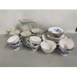 Mixed Lot: Royal Vale tea wares together with a jug and mugs marked KSP