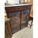 Astragal glazed bookcase cabinet