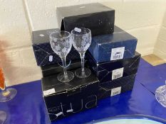 Collection of boxed Stuart Crystal glass wares