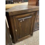 Stained pine corner cabinet