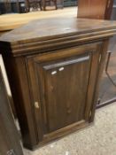 Stained pine corner cabinet