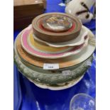 Mixed Lot: Ceramics to include a range of various food stands, assorted decorated plates to