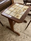 Small tile top occasional table