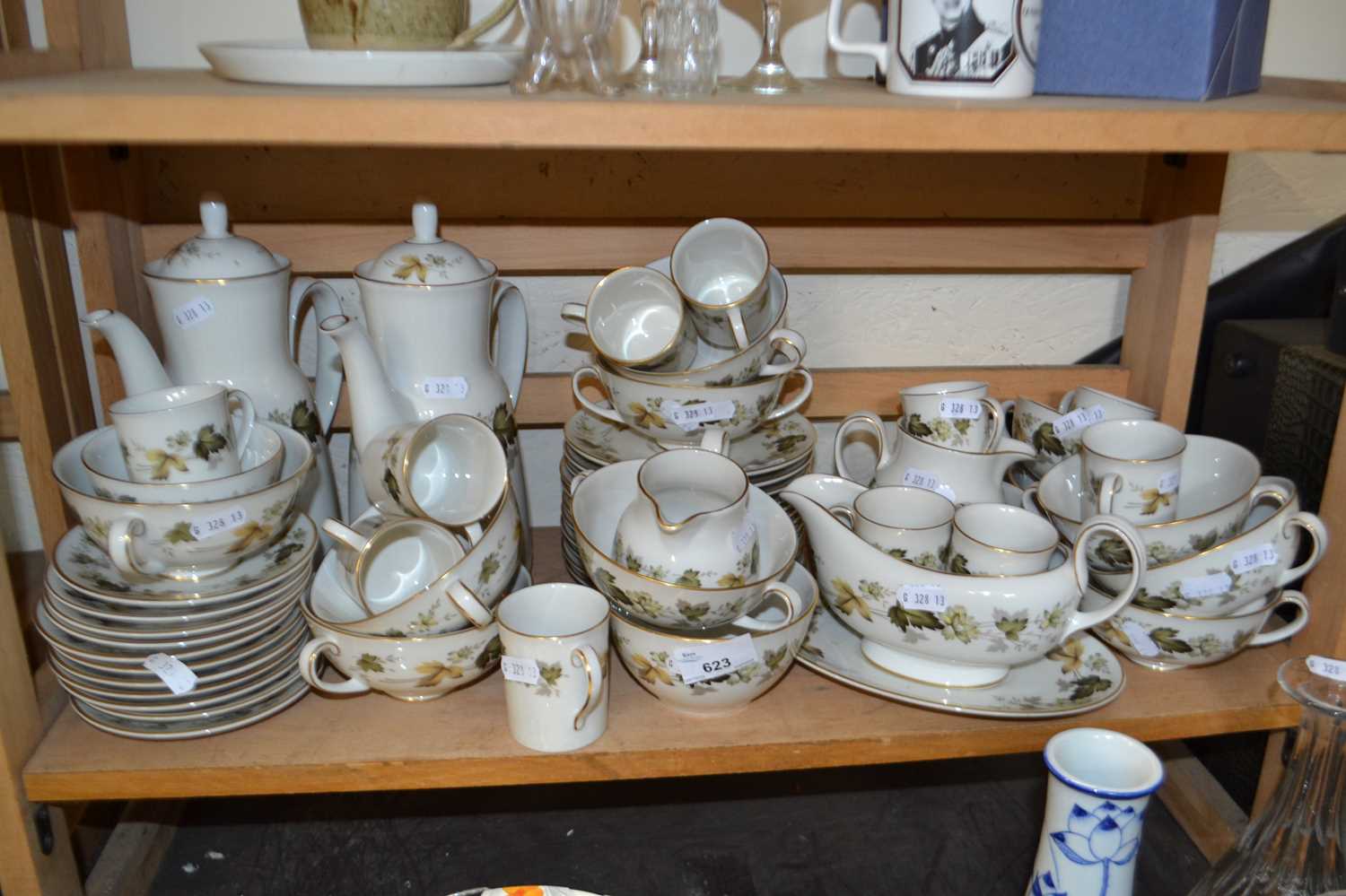 A quantity of Royal Doulton Larchmont dinner and tea wares