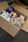 Quantity of assorted cuddly toys to include Mickey and Minnie Mouse and others