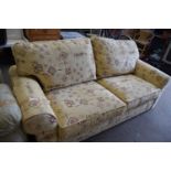 Killim style patterned two seater sofa bed