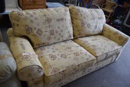 Killim style patterned two seater sofa bed