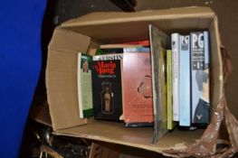 Quantity of assorted books to include P E Wodehouse, Agatha Christie and others