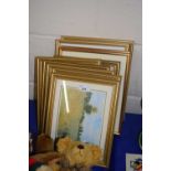 Quantity of reproduction prints of impressionist paintings and others (10)