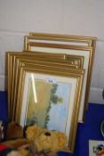 Quantity of reproduction prints of impressionist paintings and others (10)