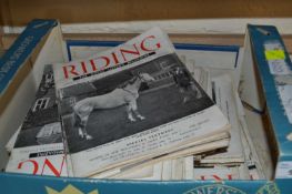 Quantity of riding magazines