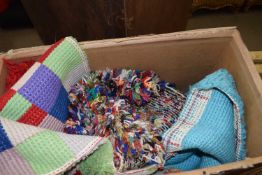 Quantity of assorted rag rugs and others