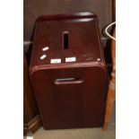 Wooden box storage stool