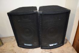 A pair of Sound Lab P115AA speakers